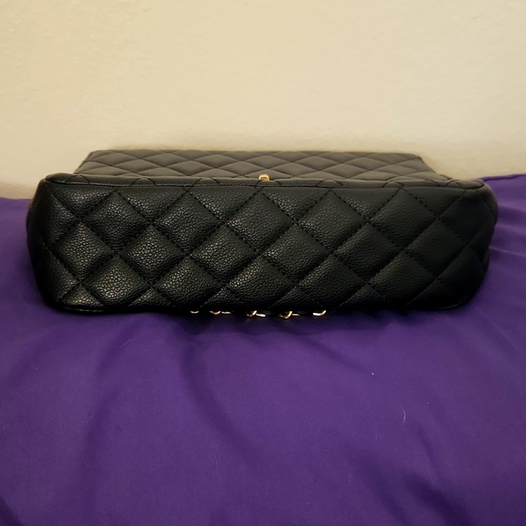 Black Quilted Leather Bag - Picture 3 of 5